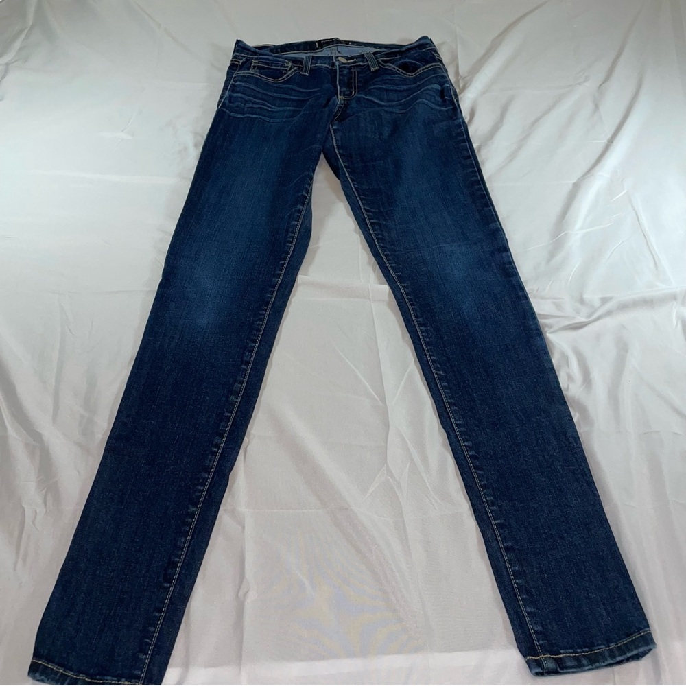 Flying Monkey Skinny Jeans Womens 27 Dark Wash Blue Denim L7457 Made in USA